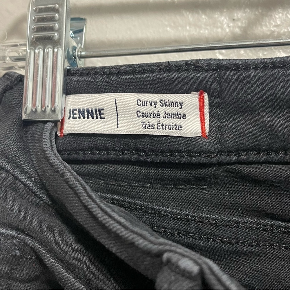 True Religion Black Jennie Curvy Skinny Jeans Size 27 - Picture 9 of 9